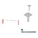 Set Schake Wegeschranken 4m + Dreikantschlssel M 12 + Satz Bodenhlse-1