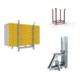 Set Schake Schalungsplatten mit Kantenschutz, Länge: 1000 mm, Breite: 500 mm, ohne Kantenschutz + Schake Stapelpalette + Schake Schalungsplatten SET LxB 1000x500 mm + Schake Balkenzwinge-1