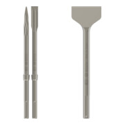 Set Bosch SDS max Meißel 4tlg + Fliesenmeißel 300×80 mm