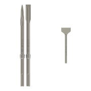 Set Bosch SDS max Meißel 4tlg + Fliesenmeißel 300×80 mm