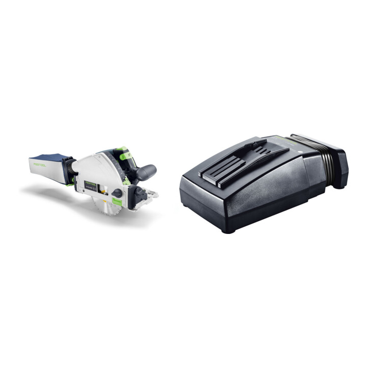 Set Festool Akku-Tauchsäge TSC 55 KSEB-Basic + Schnellladegerät TCL 6