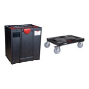 Set STIER Systainer³ V Black Edition + Systainer-Rollbrett RB BLACK-Edition