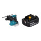 Set Makita Marteau perforateur sans fil SDS+ 18V + Batterie BL1850B Li 18,0V 5.0Ah-1