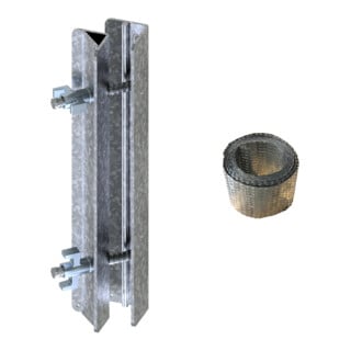 Set Schake Strahlertraverse 800mm für den klappbaren Mast + Schake Lampenmast + Schake Profi LED-Strahler 230V/50 Hz für den Außenbereich + Schake Lampenmast-Sets