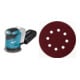 Set Makita Ponceuse excentrique sans fil DBO180Z + Papier abrasif 125 mm grain 240-1