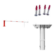 Set Schake Wegeschranken 7m + Dreikantschlssel M 12 + Grauguss-Univ.-Schlssel + BefestigungsschraubensatzTyp 2 + Schake Bodenhlse