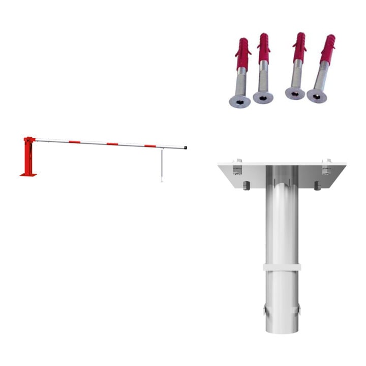 Set Schake Drehschranke 3,00m + Dreikantschlssel M 12 + Grauguss-Univ.-Schlssel