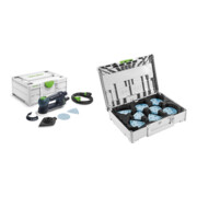 Set Festool Getriebe-Exzenterschleifer RO 90 DX FEQPlus +SYS-STF D90/V93 GR-Set