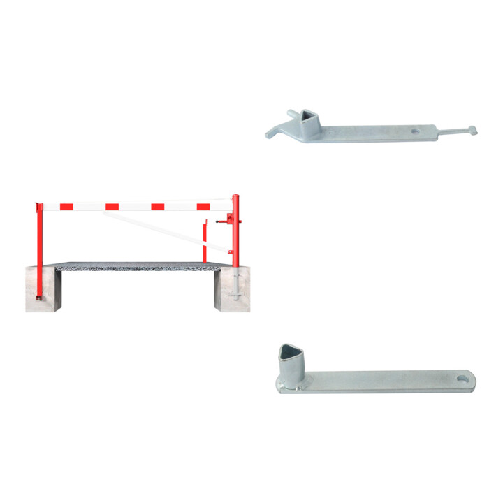Set Schake Drehschranke 5,00m + Dreikantschlssel M 12 + Grauguss-Univ.-Schlssel