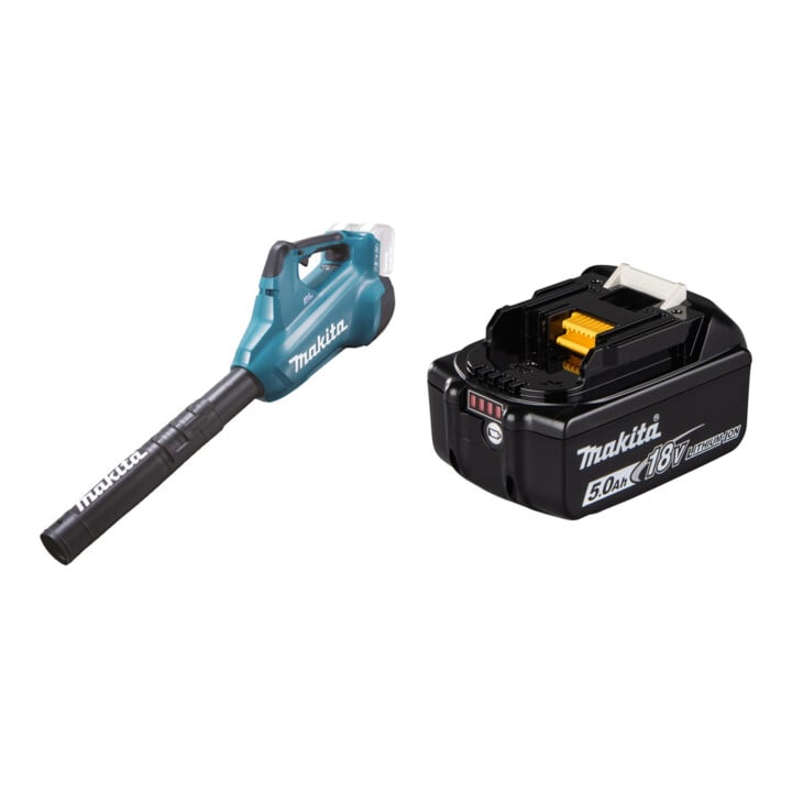 MAKITA Akku-Gebläse 2x18 V (ohne Akku/Ladegerät) DUB362Z + MAKITA Akku-BL1850B Li 18,0V 5.0Ah - 197280-8