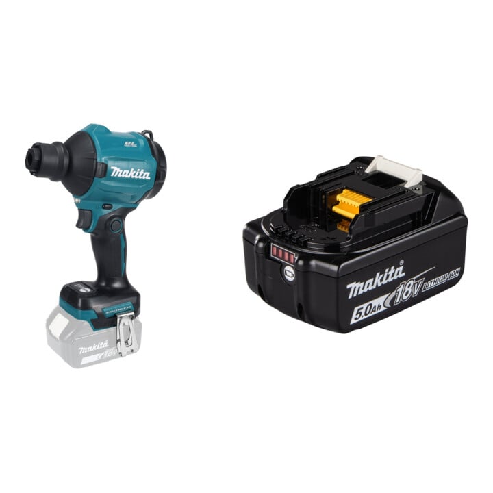 Makita Akku-Gebläse 18V + MAKITA Akku-BL1850B Li 18,0V 5.0Ah - 197280-8