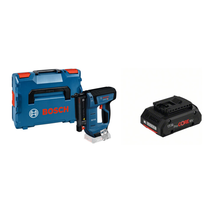 Set Bosch Akku-Holznagler GNH 18V-35 in L-BOXX (solo; L) + Akkupack ProCORE 18 Volt, 4,0 Ah