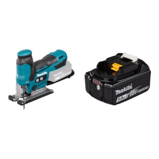 Set Makita Scies sauteuses pendulaires sans fil 18V + Batterie BL1850B Li 18,0V 5.0Ah