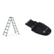 Set Stufen-Stehleiter, 1450 mm + Werkzeugtasche für Akkuschrauber