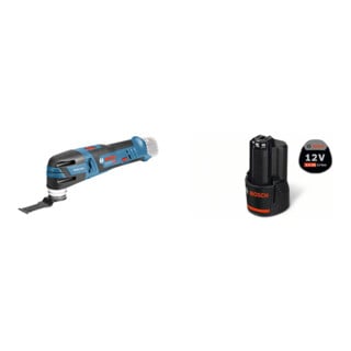 Set Bosch Multi-outil sans fil GOP 12V-28 + Batterie GBA 12 Volt, 3,0 Ah