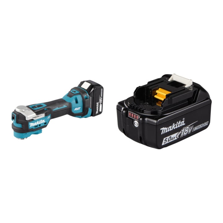 Set Makita Outil multifonction sans fil 18V DTM52T1JX2 + Batterie BL1850B Li 18,0V 5,0Ah