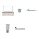 Set Schake Abweisebügel Ø 60mm, Breite 1000 mm, Höhe Überflur 1000 mm,...-1