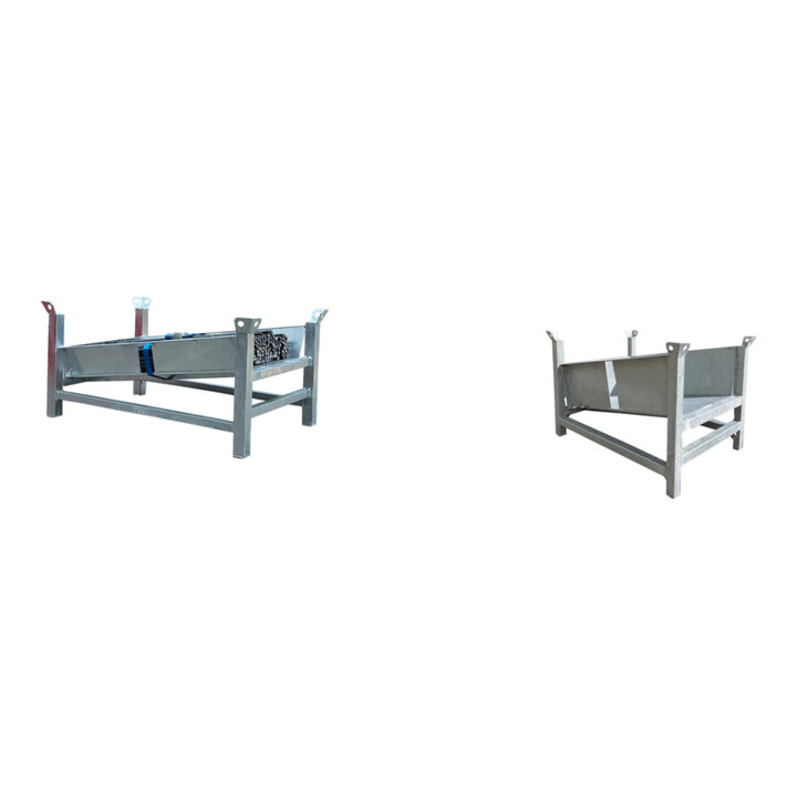 Set Schake Schnurpfahl SET 1  x 800 mm + Stapelpalette 1200 x 800 x 620 mm