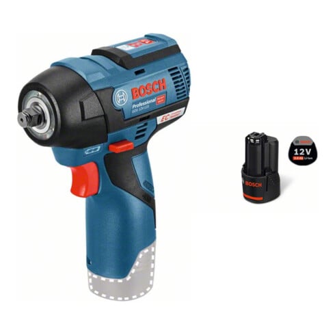 Set BOSCH Akku-Drehschlagschrauber GDS 10,8 V-EC + Akkupack GBA 12 Volt, 3,0 Ah