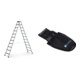Set Comfortstep B - LM-Stufen-Stehleiter + Werkzeugtasche für Akkuschrauber