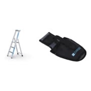 Set Saferstep S - LM-Stufen-Stehleiter 3 Stufen + Werkzeugtasche für Akkuschrauber