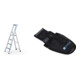 Set Saferstep S - LM-Stufen-Stehleiter 4 Stufen + Werkzeugtasche für Akkuschrauber