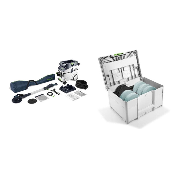 Set Festool Set PLANEX LHS-2-M 225 EQ/CTM 36-Set+Systainer³ Granat D150 GR