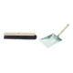 Set Balai de salle Q.-misch. 60 cm + Pelle à poussière en métal galvanisé, avec manche en bois-1