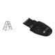 Set ZARGES Saferstep B - LM-Stufen-Stehleiter 2 x 3 Stufen + Werkzeugtasche für Akkuschrauber