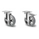 Set CASCOO Lenkrolle ø 125 mm Serie BAF4 Doppelkugellager + Bockrolle ø 125 mm Serie BAF4 Doppelkugellager-1