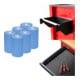 Set STIER Putzpapier-Rollen, 3-lagig, 30 cm Länge x 23 cm Breite + Stier...