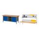 Set STIER Höhenverstellbare Werkbank Premium mit 2 Schubladen und 2...