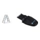 Set ZARGES Saferstep B - LM-Stufen-Stehleiter 2 x 4 Stufen + Werkzeugtasche für Akkuschrauber