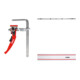 Set STIER Ganzstahl-Hebelzwinge SHZ 160/60 + Verbinder für Führungsschienen...