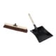 Set Besen Power-Stick Arenga/Elaston 60 cm + Pelle à poussière métal noir 22 cm Iargeur-1