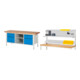 Set STIER Höhenverstellbare Werkbank Premium mit 2 Schubladen und 2...