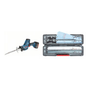 Set Bosch Akku-Säbelsäge GSA 18 V-LI C + Sägeblatt-Set ToughBox All in one