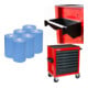 Set STIER Putzpapier-Rollen, 3-lagig, 30 cm Länge x 23 cm Breite + Stier...