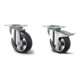 Set CASCOO Lenkrolle ø 160 mm Serie BAF4 Doppelkugellager + Lenkrolle mit Totalfeststeller ø 160 mm Serie BAF4 Doppelkugellager-1