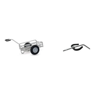 Set fetra Outdoor-Handwagen 6104+Fahrrad-Kupplung mit Universaladapter