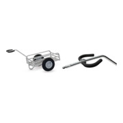 Set fetra Outdoor-Handwagen 6104+Fahrrad-Kupplung mit Universaladapter