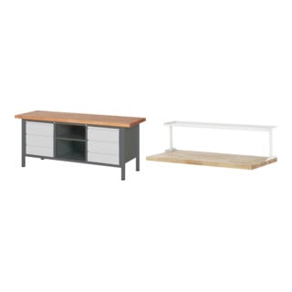 Set STIER Höhenverstellbare Werkbank Premium mit 6 Schubladen und einem...