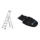 Set ZARGES XLstep S - LM-Stufen-Stehleiter 4 Stufen + Werkzeugtasche-1