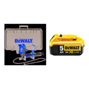 Set DEWALT Akku-Fettpresse 18V DCGG571NK-XJ + Akku 5Ah DCB184-XJ
