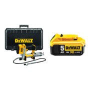 Set DEWALT Akku-Fettpresse 18V DCGG571NK-XJ + Akku 5Ah DCB184-XJ