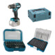 Set Makita Bohrschrauber DDF487Z + MAKPAC + Bit-Box 31tlg + Bit-Box 99tlg-1