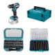Set Makita Bohrschrauber DDF487Z + MAKPAC + Bit-Box 31tlg + Bit-Box 99tlg