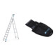 Set ZARGES XLstep S - LM-Stufen-Stehleiter 10 Stufen + Werkzeugtasche