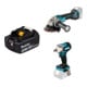 Set MAKITA-Zubehör Makita Akku 18,0 V 5,0 Ah Li-Ion BL1850B + Makita...