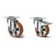 Set CASCOO Lenkrolle ø 200 mm Serie BAU5 Doppelkugellager E-Serie + Lenkrolle mit Totalfeststeller ø 200 mm Serie BAU5 Doppelkugellager E-Serie